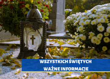 WSZYSTKICH ŚWIĘTYCH – ważne informacje
